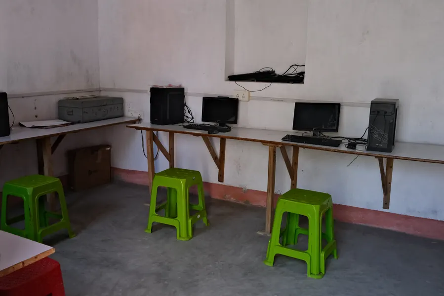 La salle informatique équipée