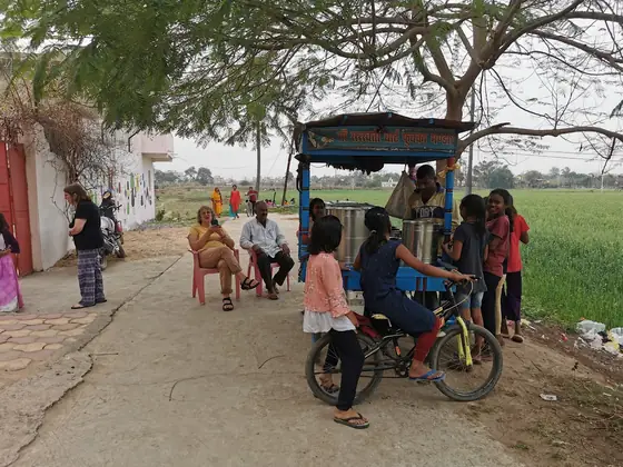 Volontaires à la Deedi's School
