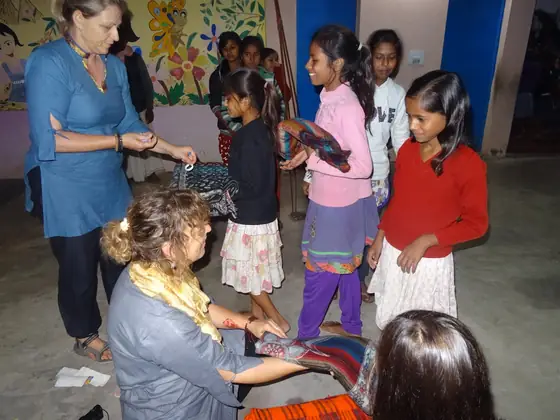 Volontaires à la Deedi's School